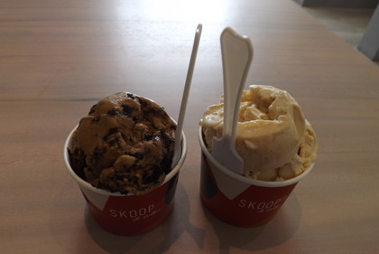 エスプレッソとバニラアイスクリーム